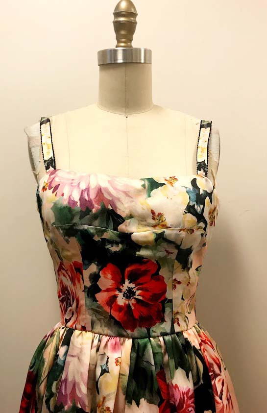 Silk Floral Print Dress by Dolce & Gabanna 