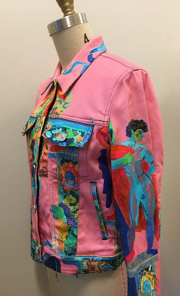 Versace Pink Denim Jacket