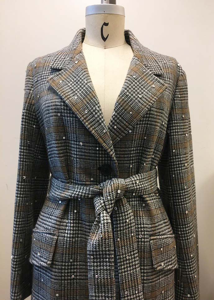 Miu Miu Plaid Coat