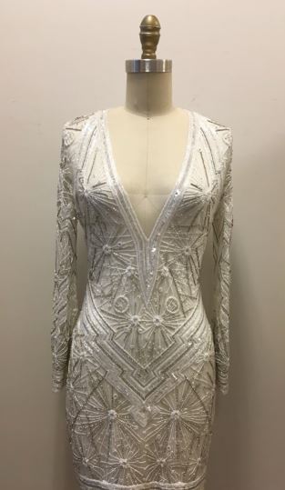 White Beaded Dress by Zuhair Murad