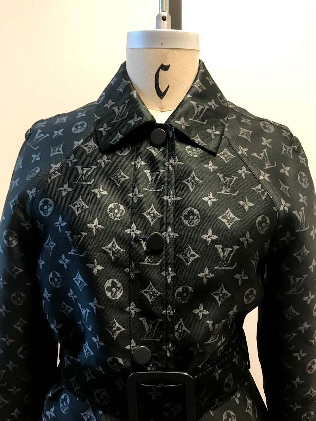 Louis Vuitton Black Trench Coat