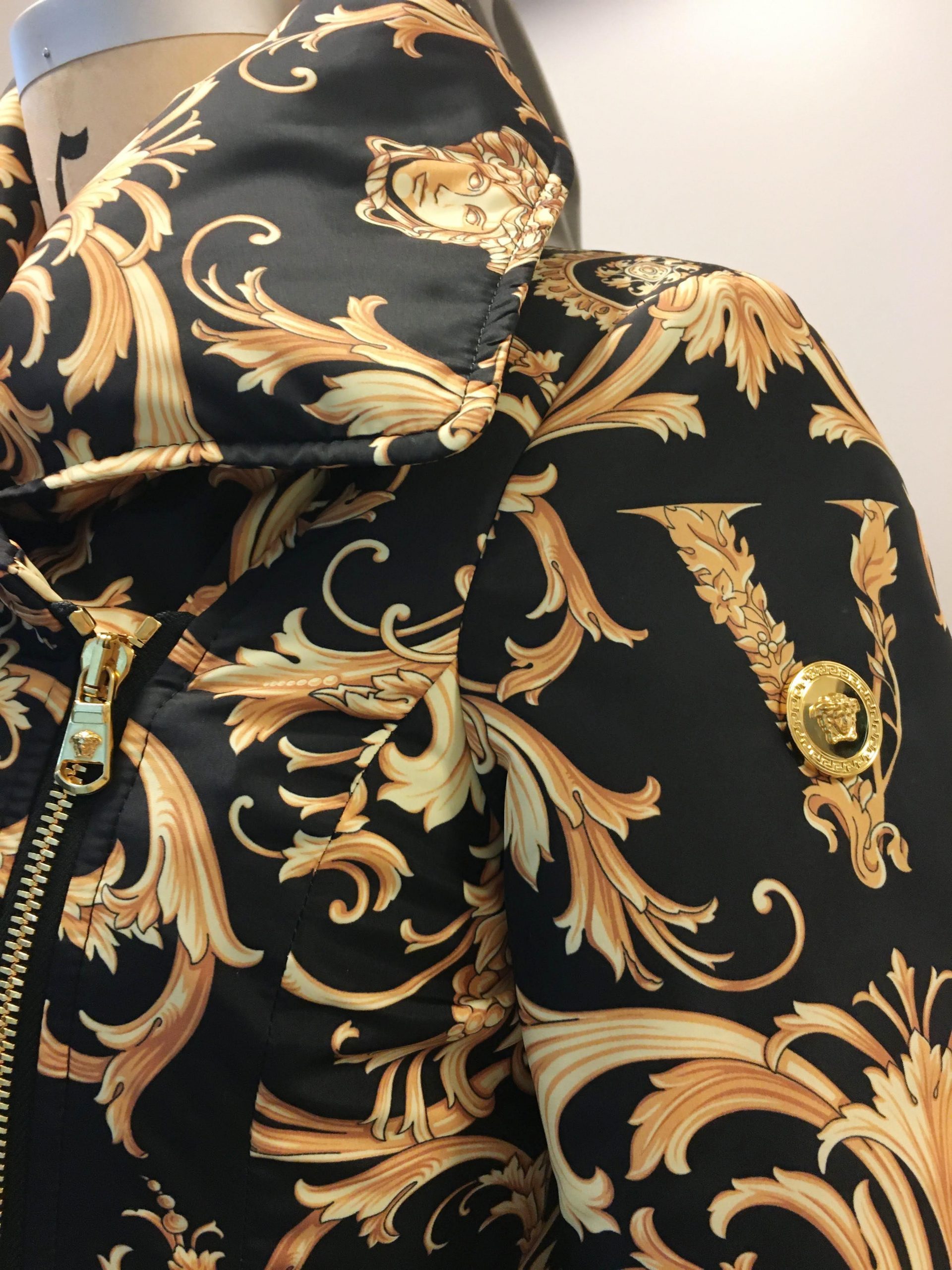 Versace Baroque Puffer Coat