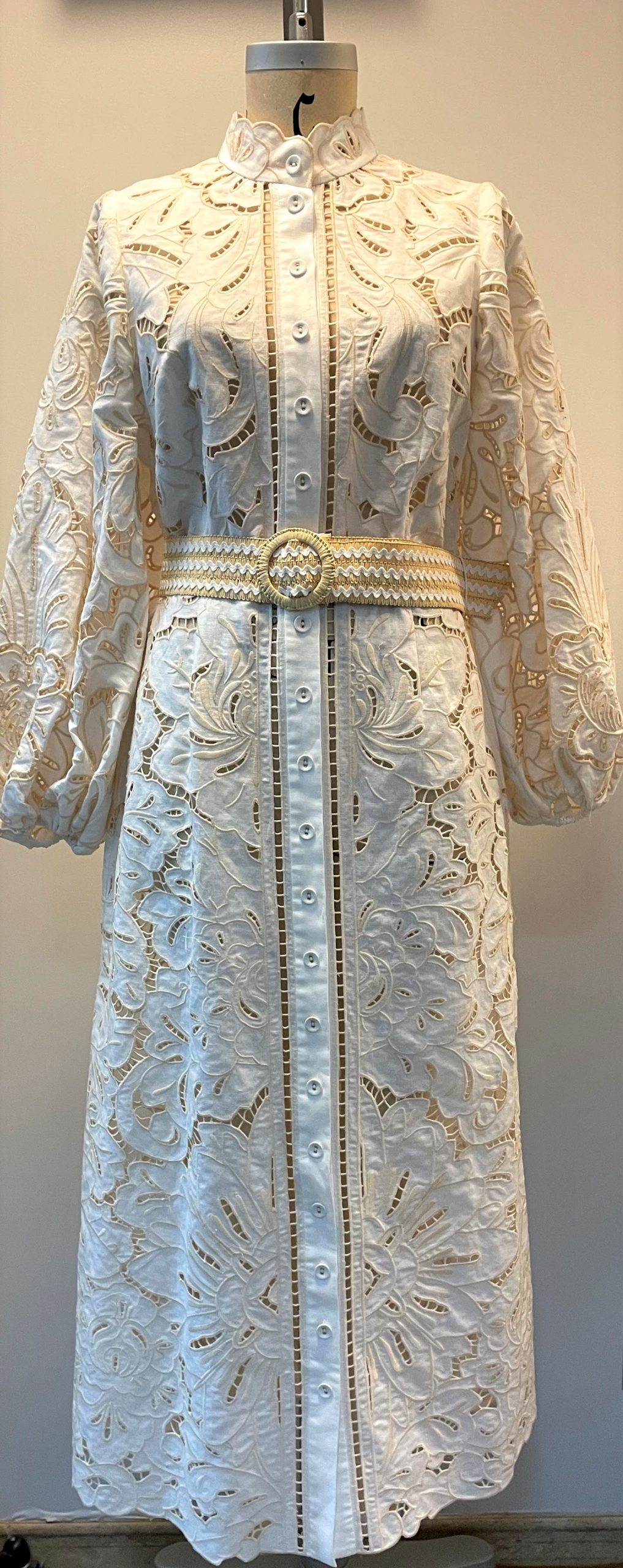 Zimmermann Off White Lace Dress