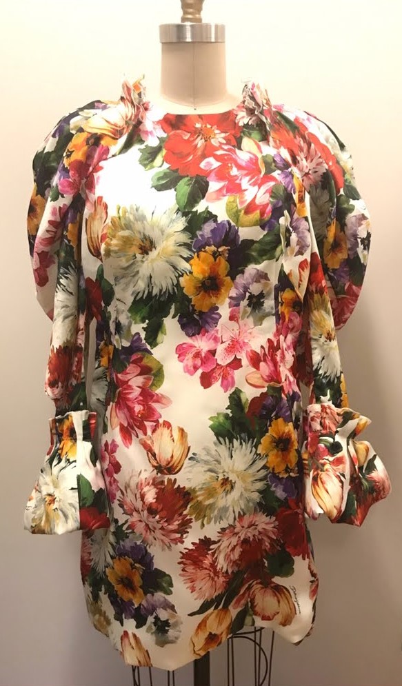 Dolce and Gabbana Silk Floral Dress