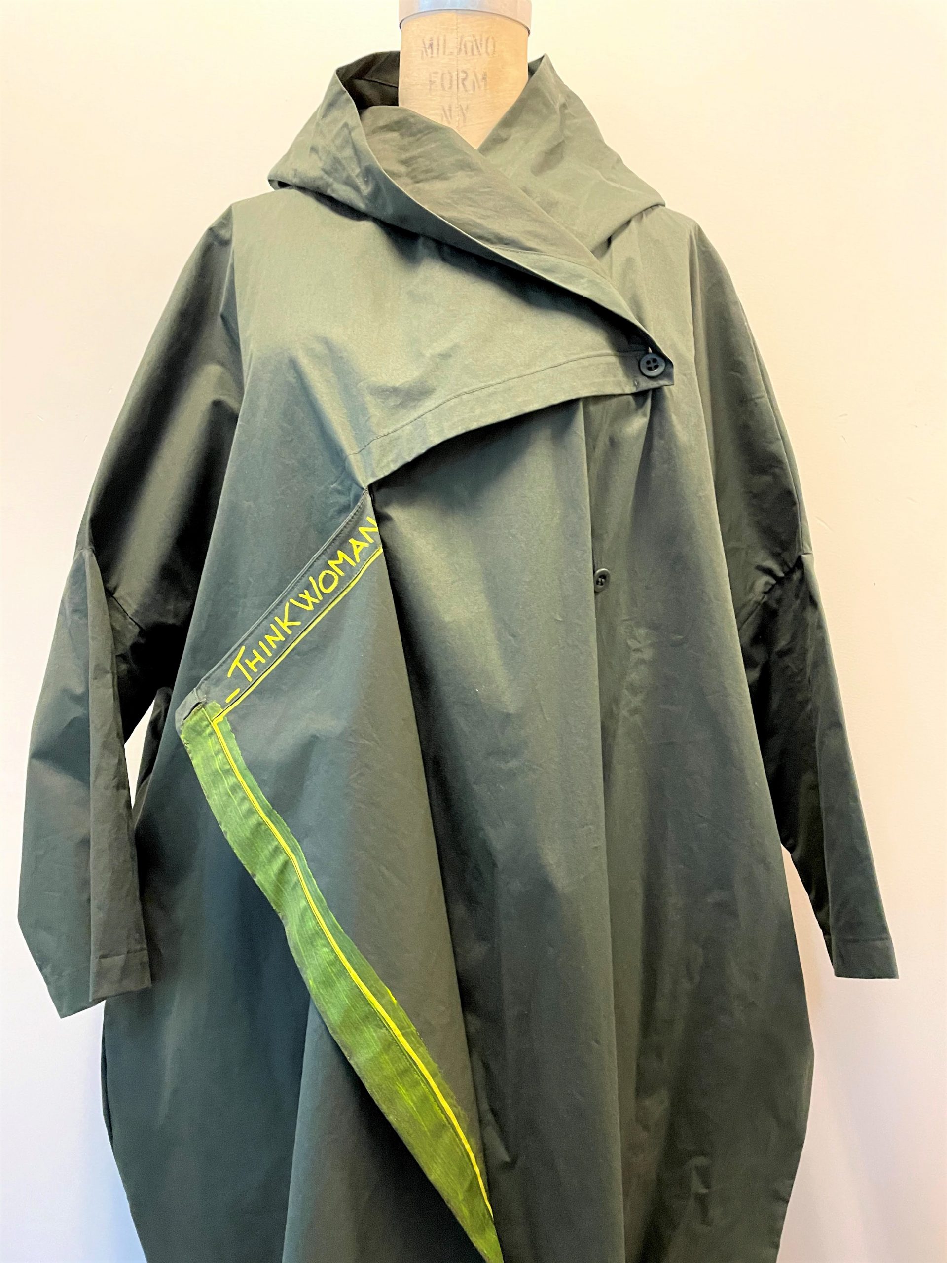 Oversized Laboart Green Coat