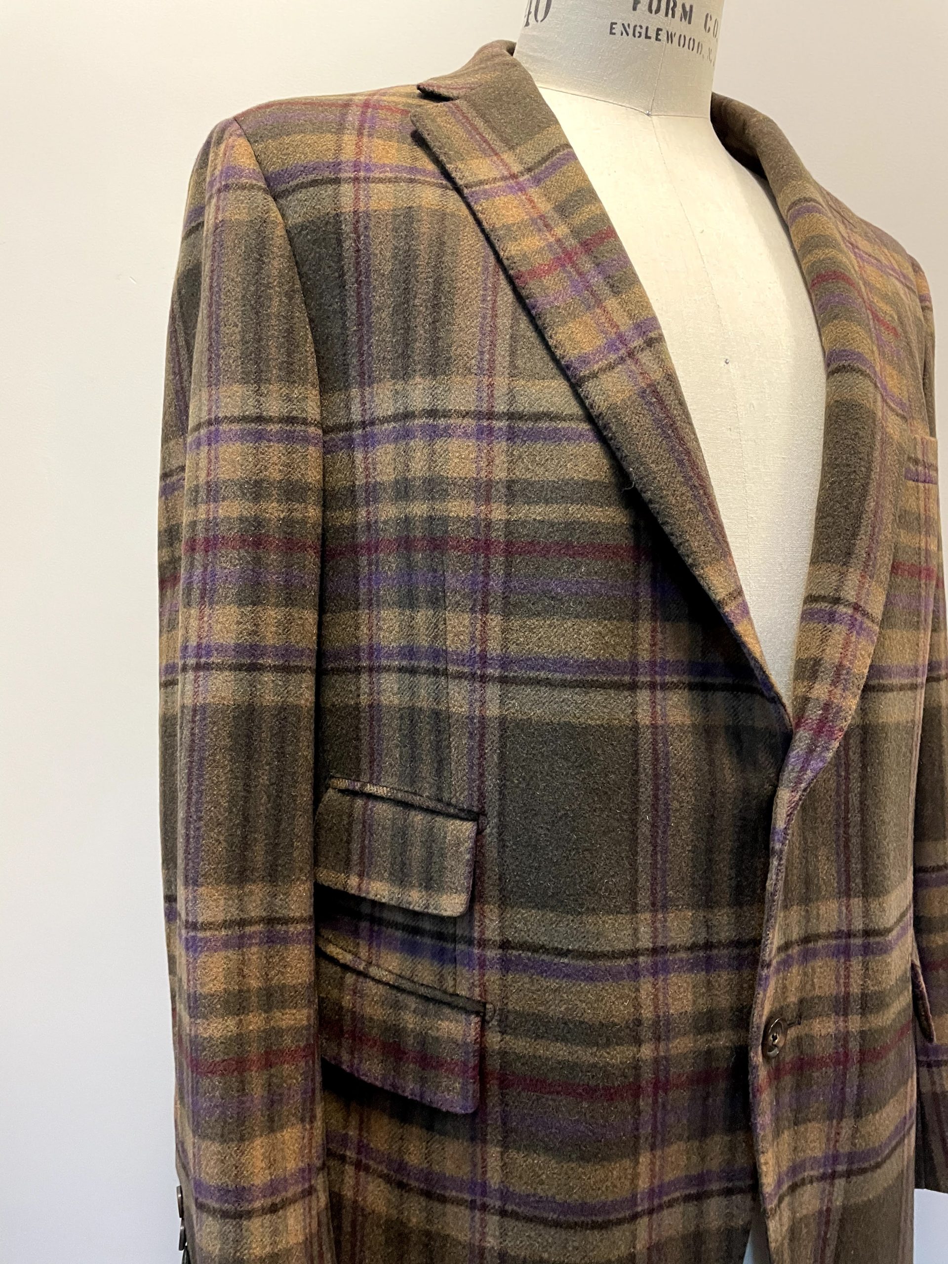 Brown Plaid Jacket - Paul Stuart