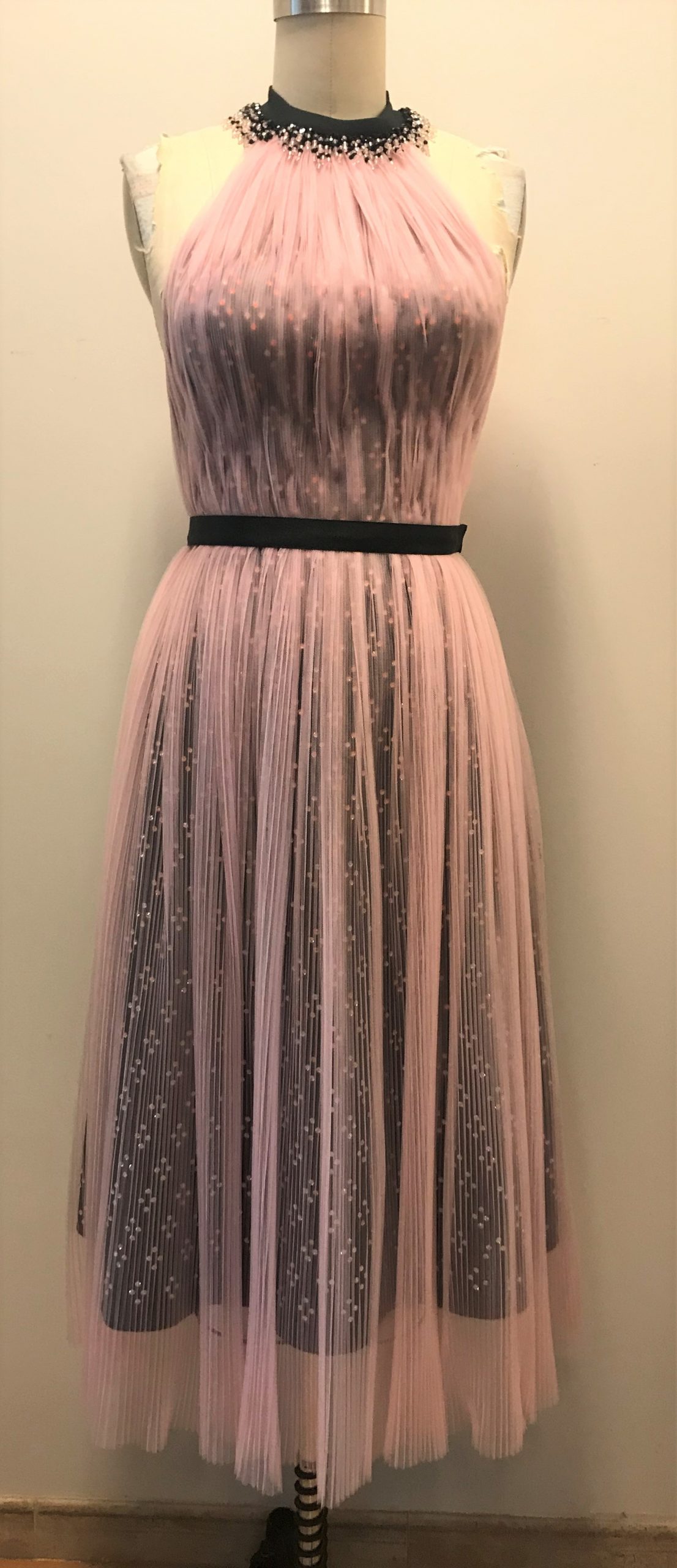 Viktor and Rolf Pink Pleated Dress