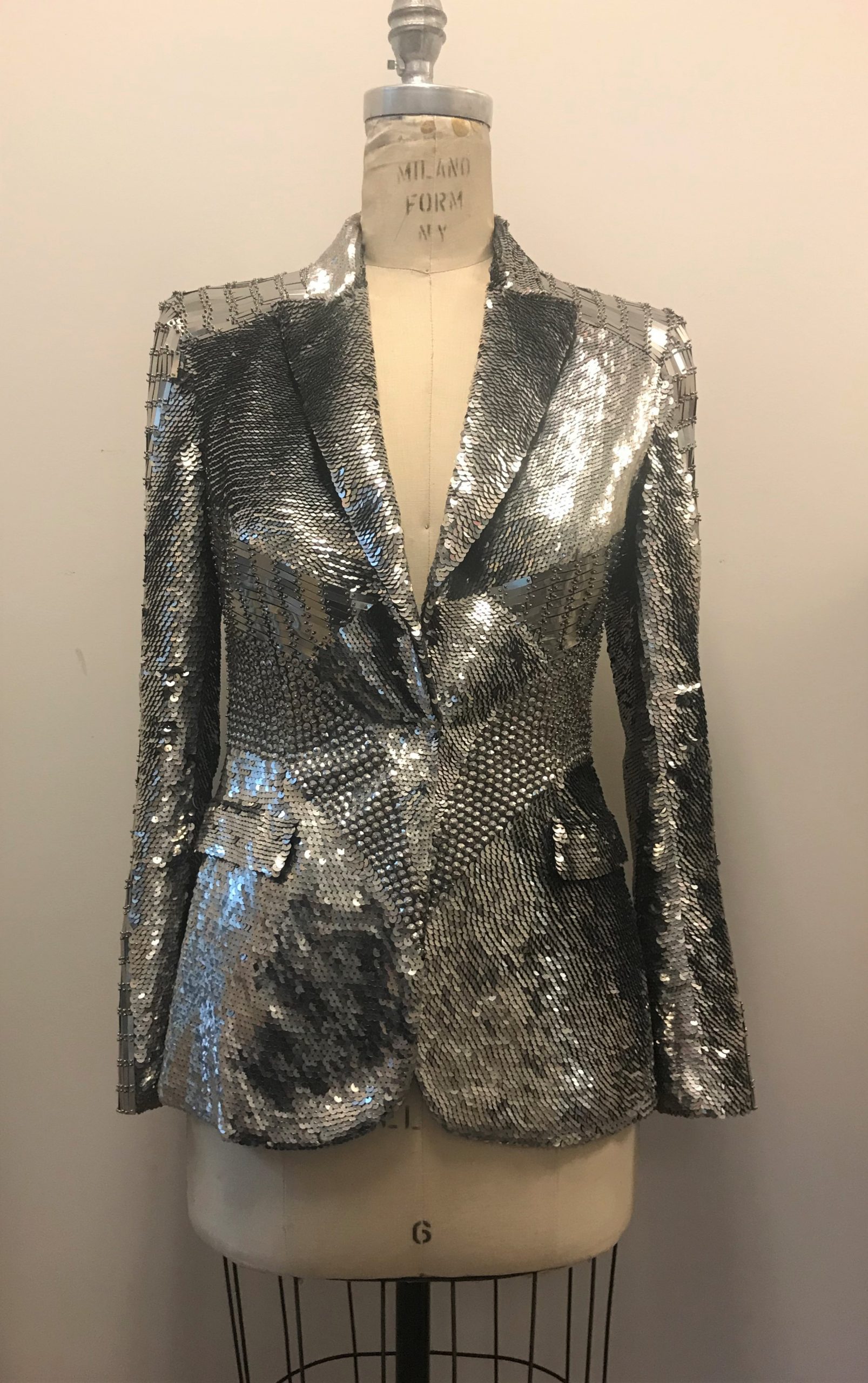 Alberta Ferretti's Metal Payette Jacket