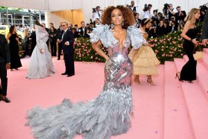 Feather Gown Worn by Janet Mock