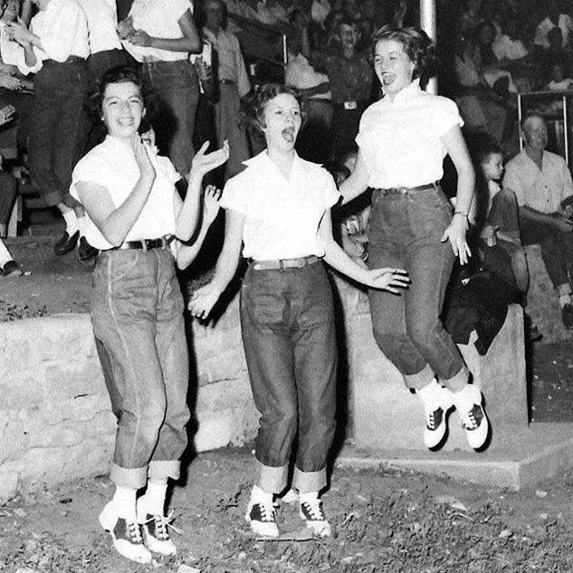 50s fashion for girls pants