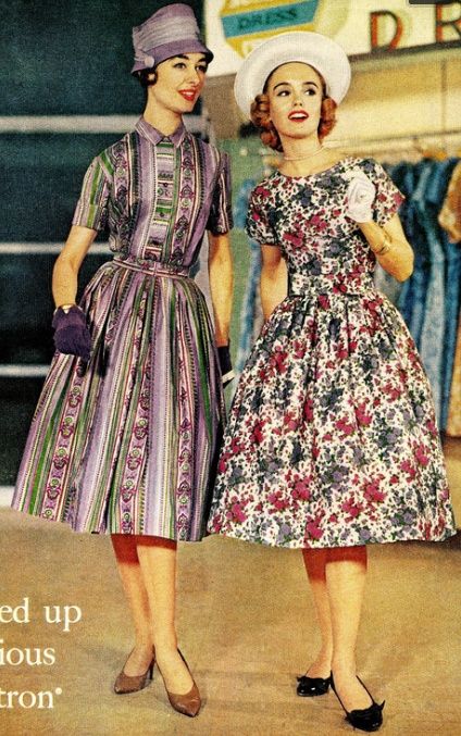 1950s Fashion, 1950s Clothing, My Vintage, 50s Dresses